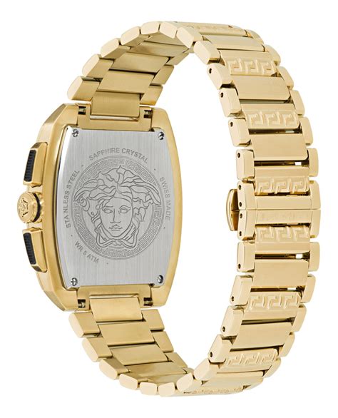 versace dominus chronograph watch|Versace prius gold watch.